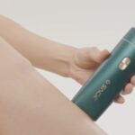 jovs脱毛器　足への照射